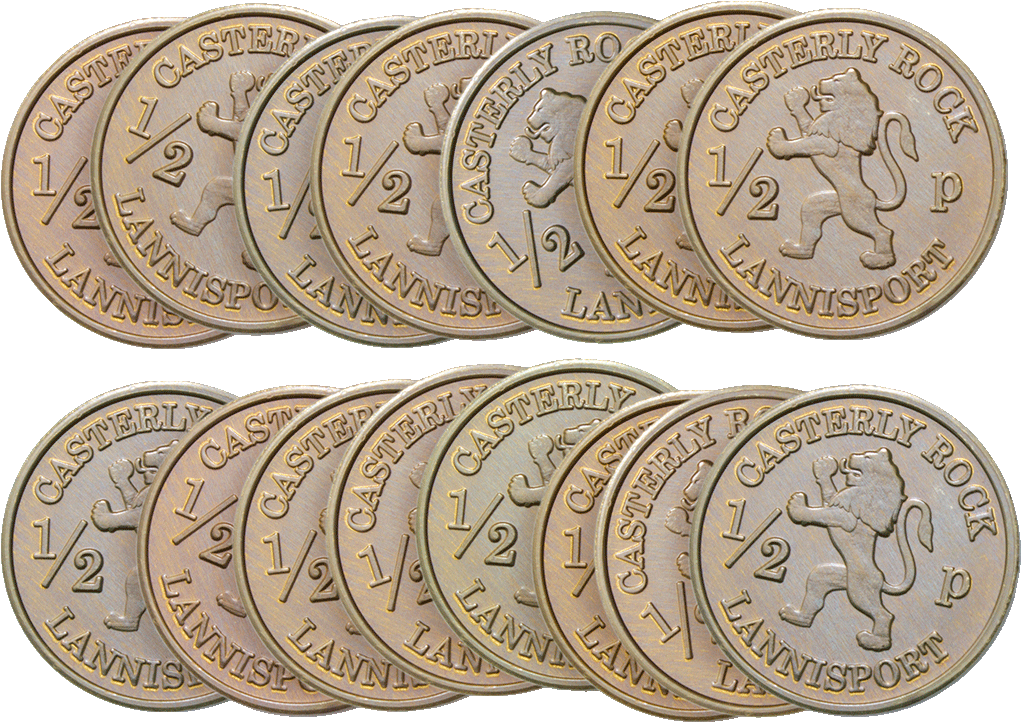 Fantasy Series Inspired Coins PNG