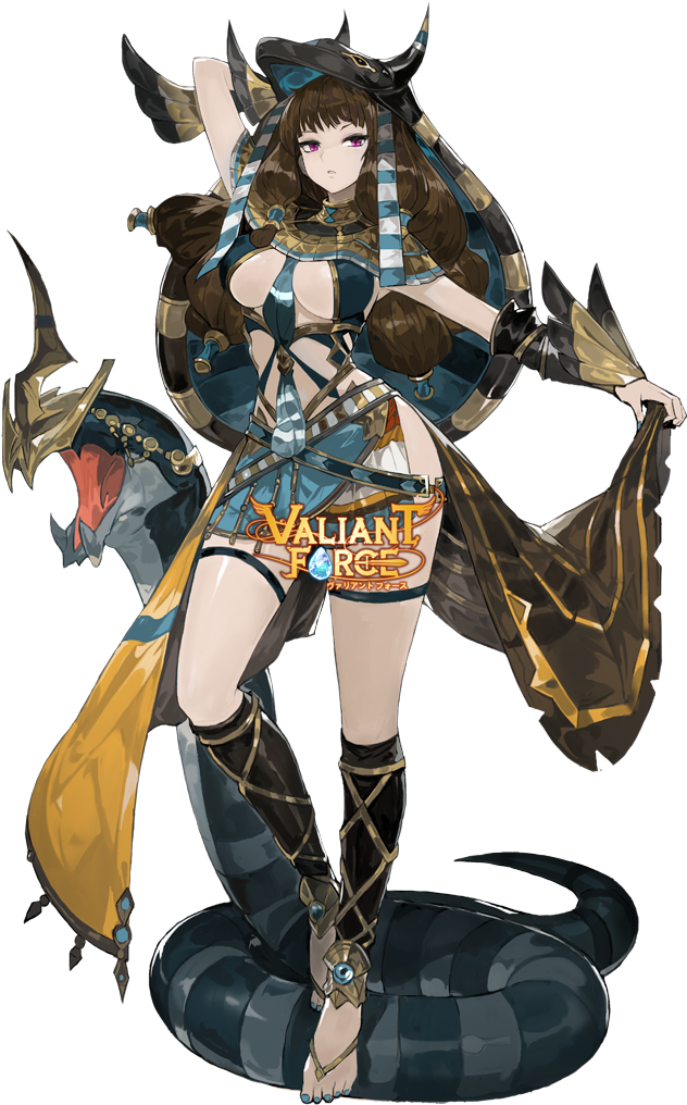 Fantasy_ Snake_ Warrior_ Artwork PNG