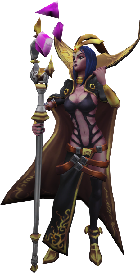 Fantasy Sorceress Pose PNG