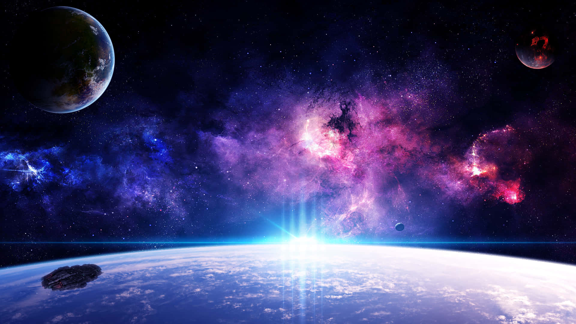 Take a journey to the depths of the cosmos Wallpaper