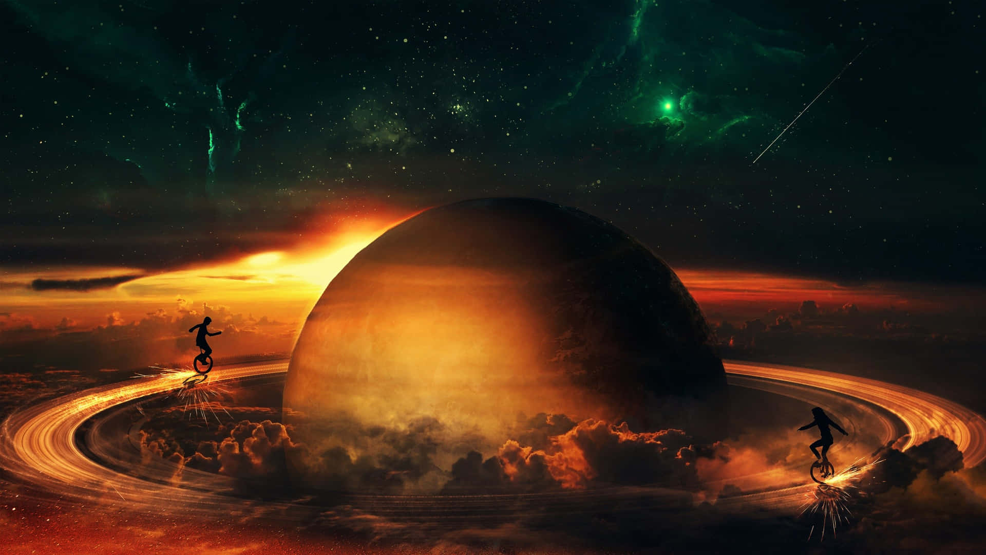 Explore the magical universe of Fantasy Space Wallpaper
