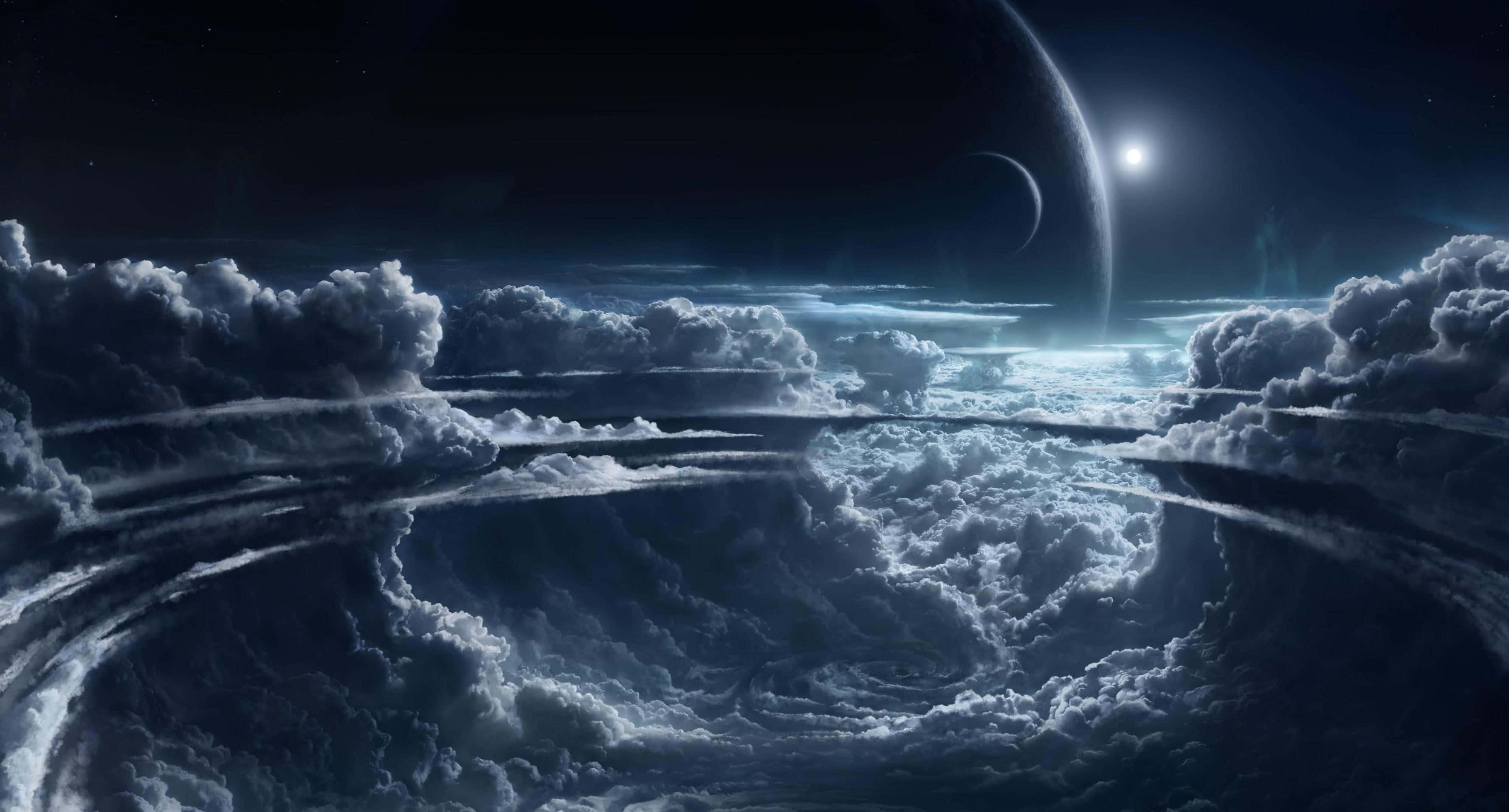 Explore the galaxies with Fantasy Space Wallpaper