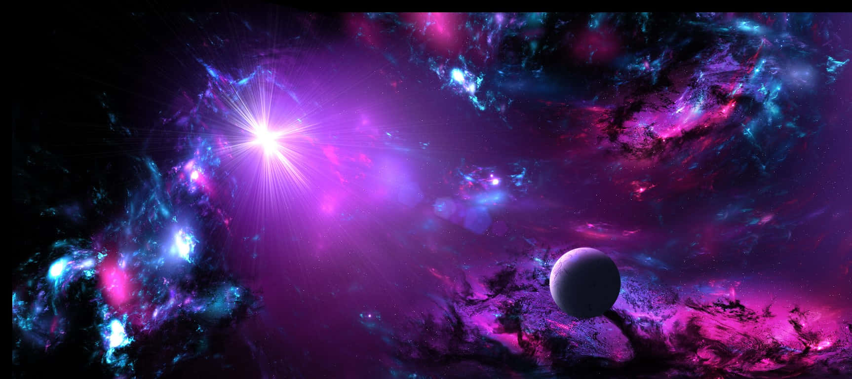 Colorful Space Fantasy Wallpaper