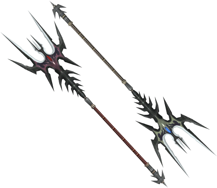 Fantasy Spear Weapon Design PNG
