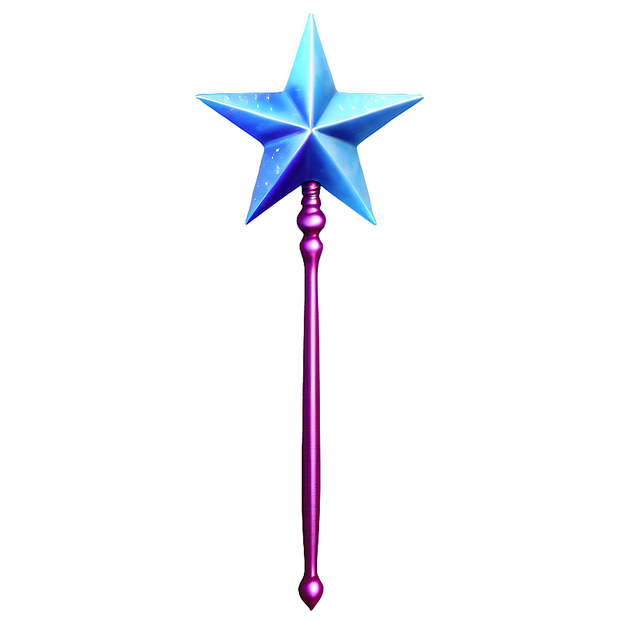 Fantasy Star Wand Png 06132024 PNG