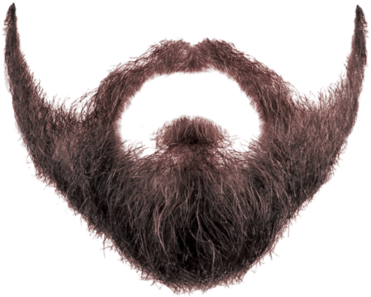 Stylized Beard Transparent Background.png PNG