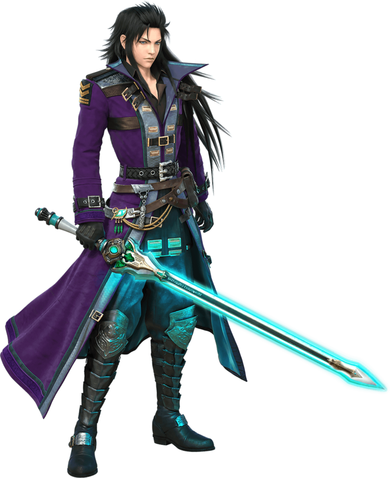 Fantasy Sword Wielder Character PNG