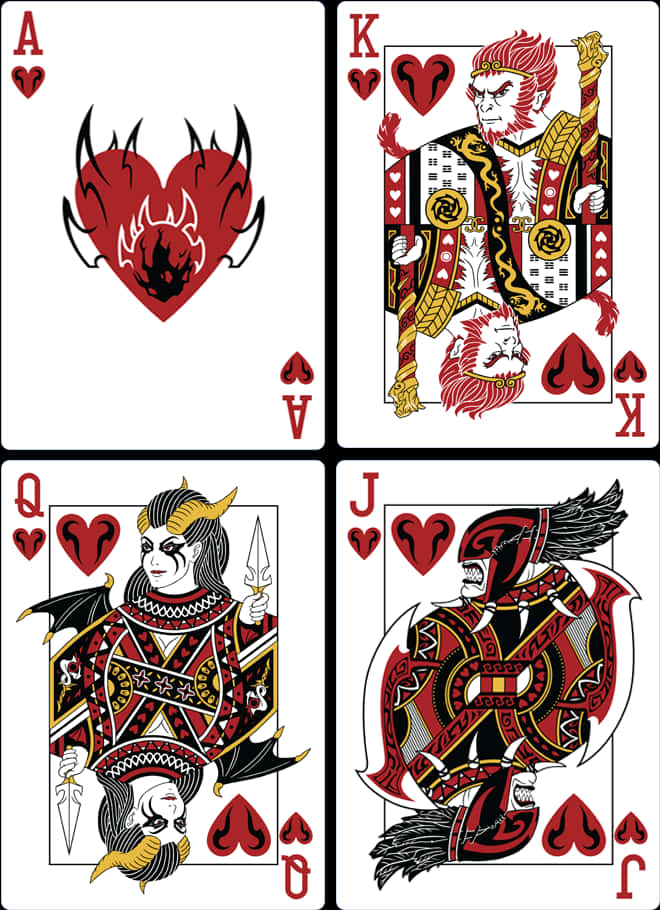 Fantasy Themed Playing Cards PNG