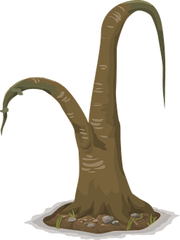 Fantasy Tree Creature Illustration PNG