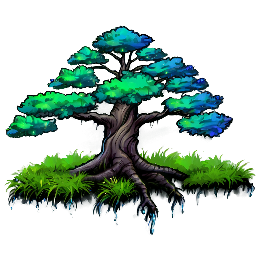 Fantasy Tree Elevation Png 06262024 PNG
