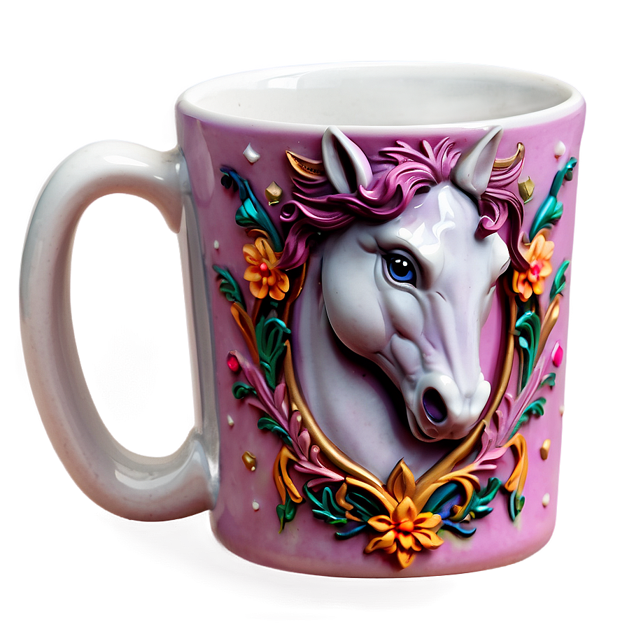 Fantasy Unicorn Mug Png 05242024 PNG