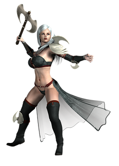 Download Fantasy Warrior Woman Axe 