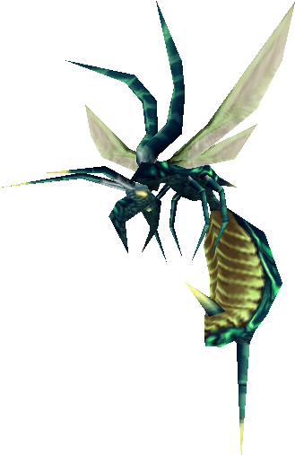 Fantasy Wasp Creature3 D Model PNG