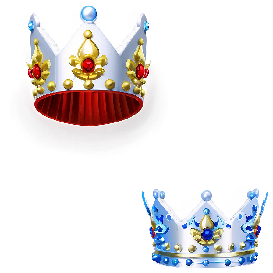 Fantasy White Crown Png 06252024 PNG