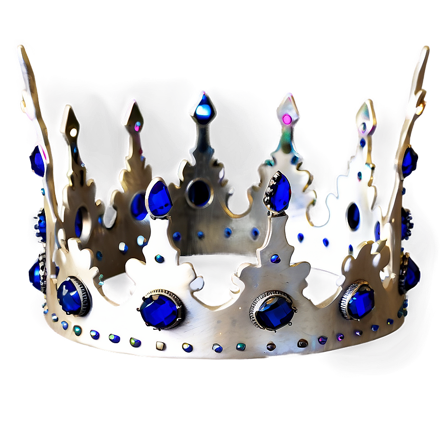 Fantasy White Crown Png 06252024 PNG