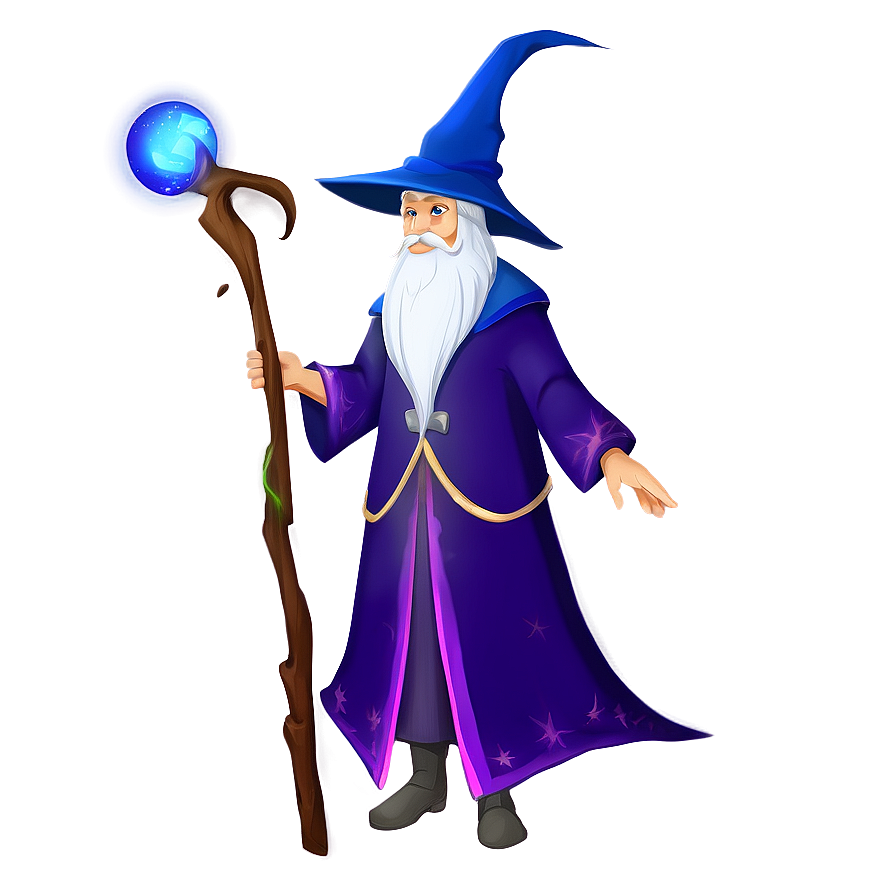 Fantasy Wizard Character Png 06112024 PNG