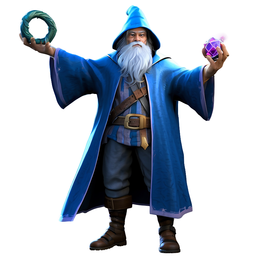 Download Fantasy Wizard Character Png 65 | Wallpapers.com