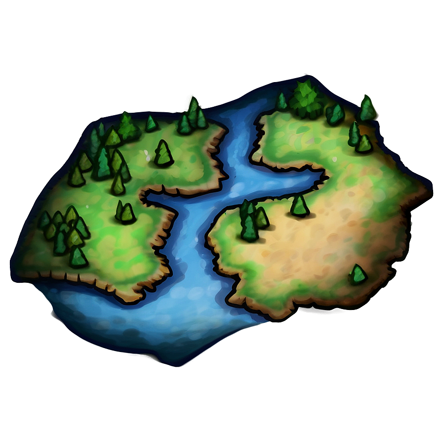 Fantasy World Map Design Png 06112024 PNG