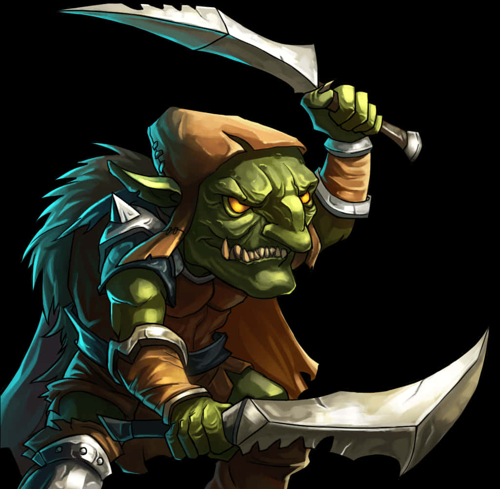 Fantasy_ Goblin_ Warrior PNG