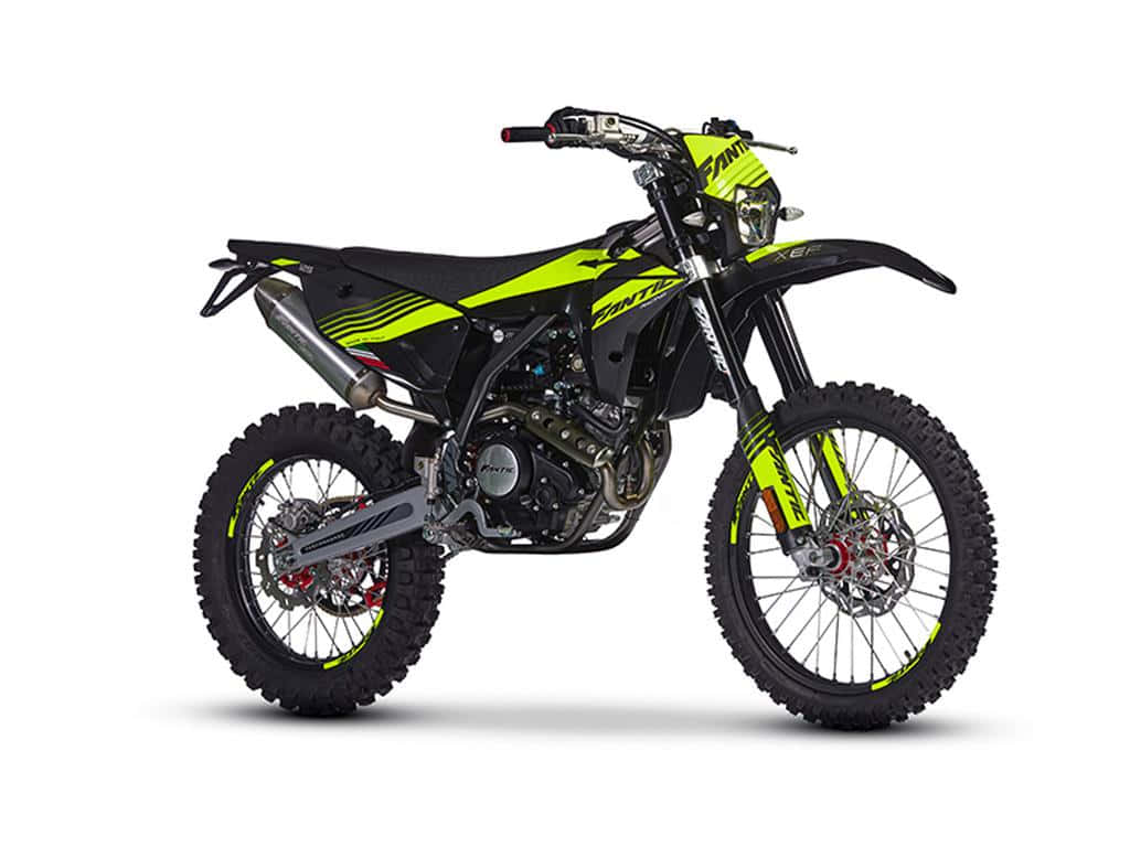 Fantic Motorcrossfiets Profiel Achtergrond