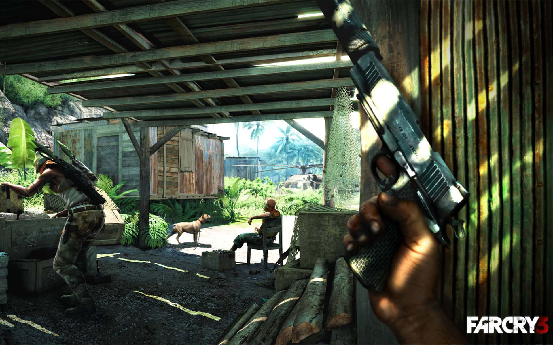Erkundedie Gefahren Eines Insel-paradieses In Far Cry 3.