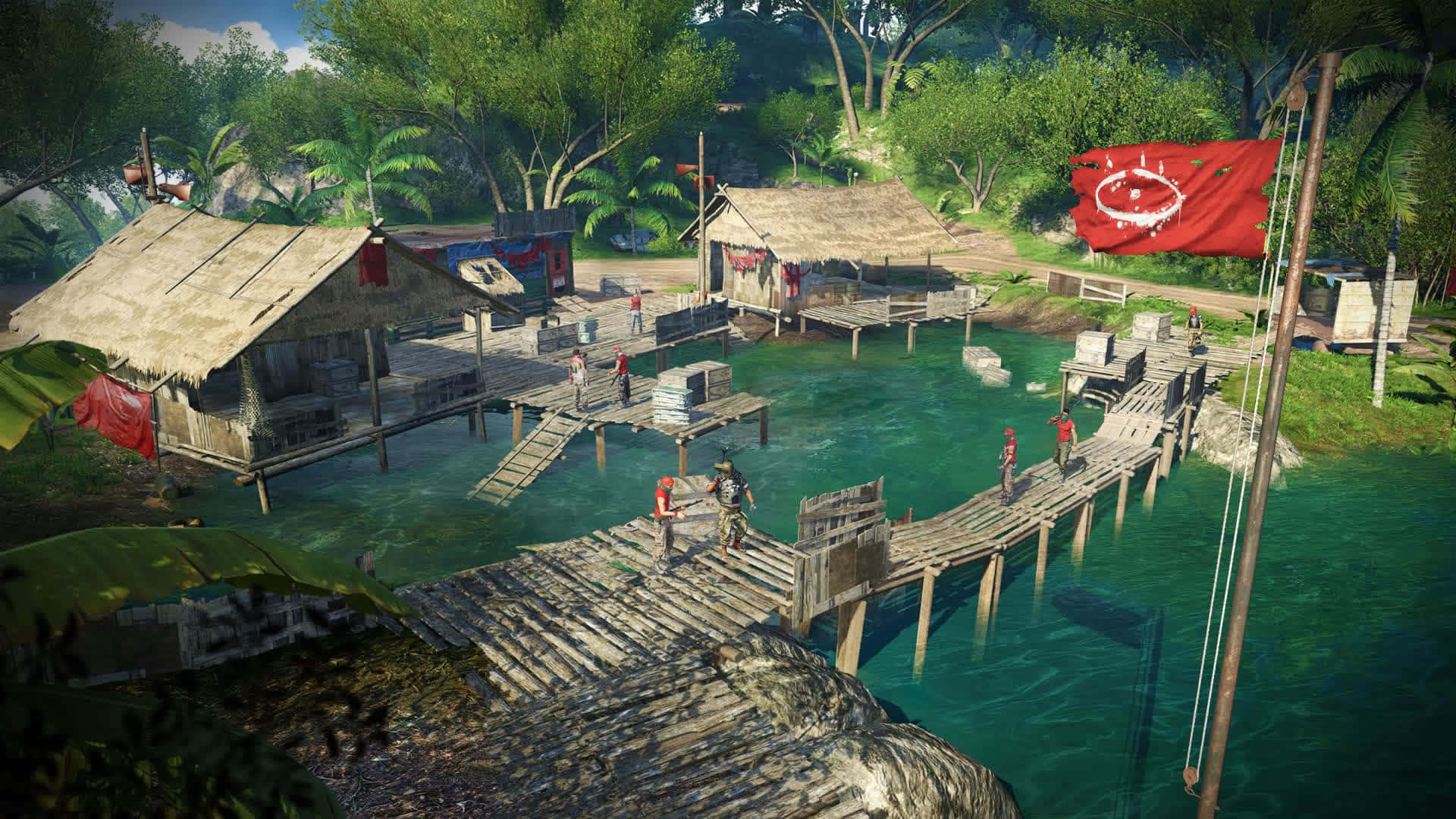 Comunitàdell'isola Di Far Cry 3 Sfondo