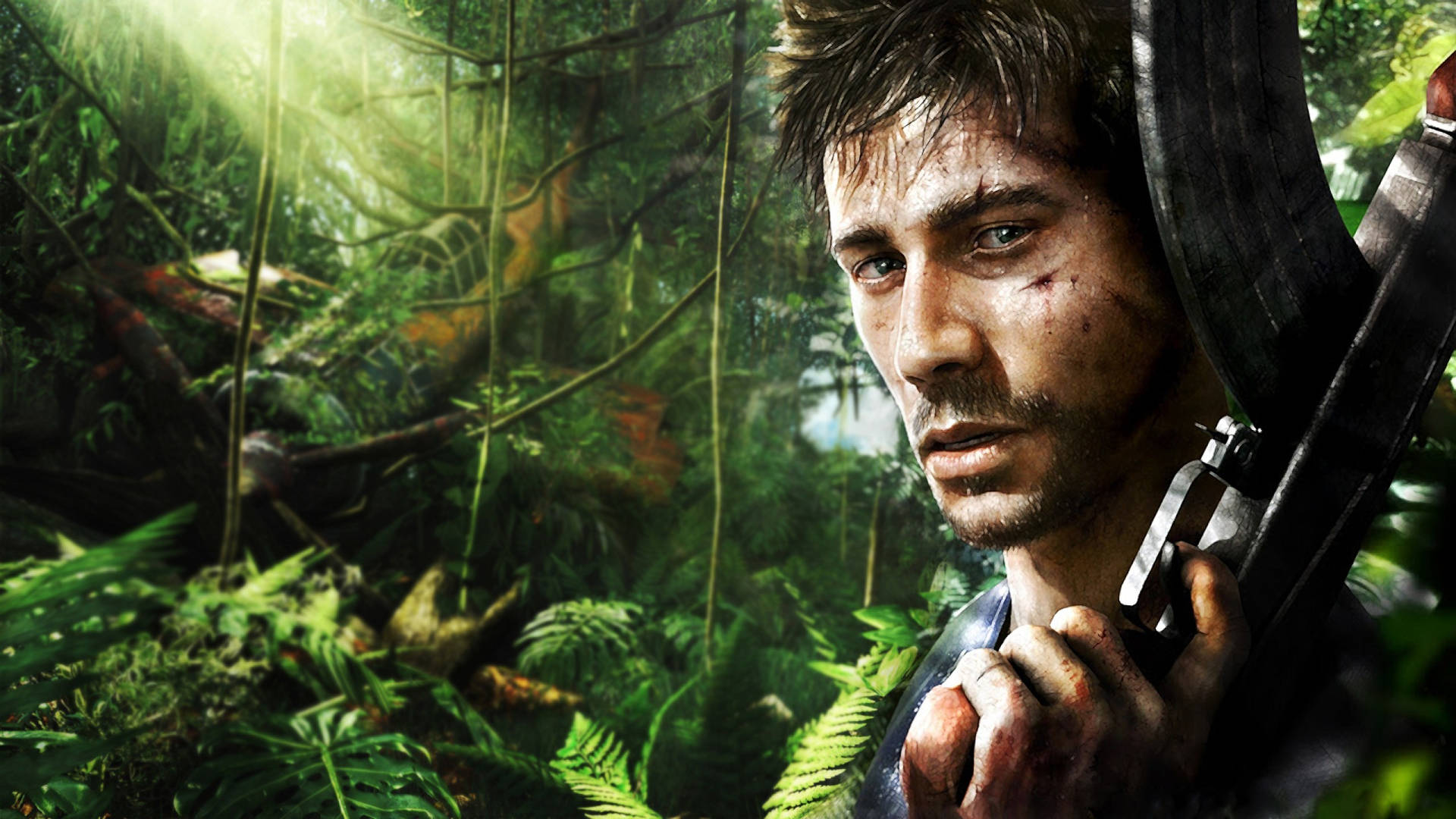 Far Cry 3 Jason Brody In Jungle Wallpaper