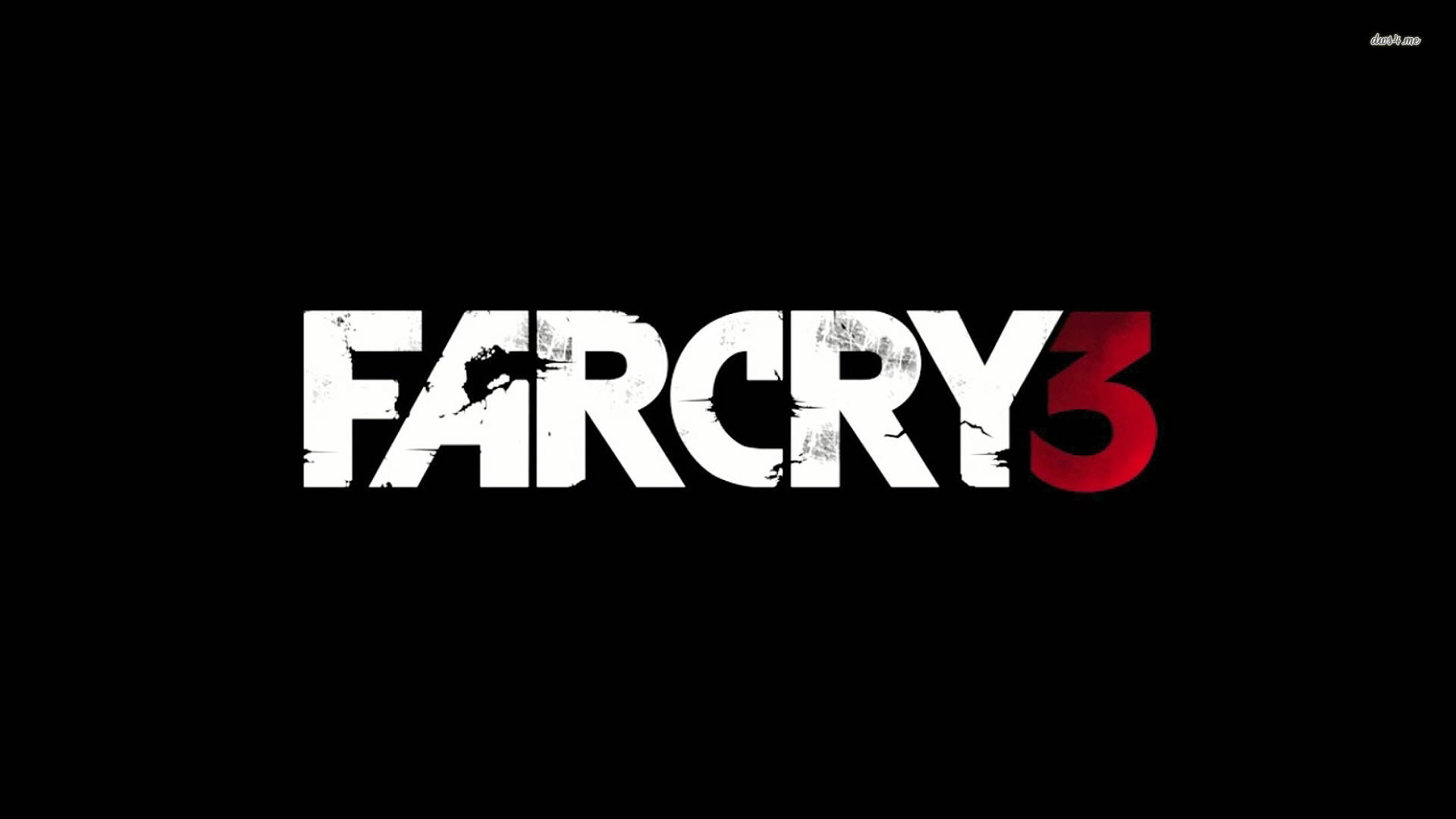 Far Cry 3 Logo On Black Wallpaper