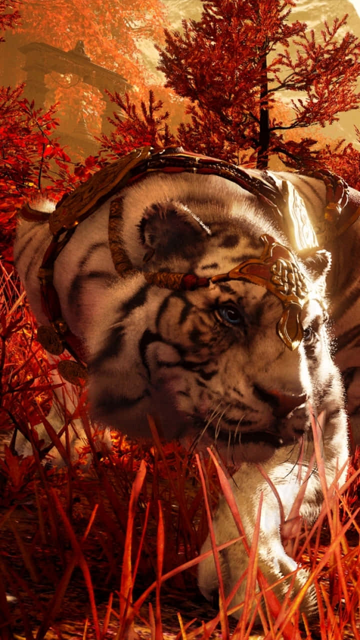 Magisk Pet Tiger Far Cry 4 Telefon Tapet Wallpaper