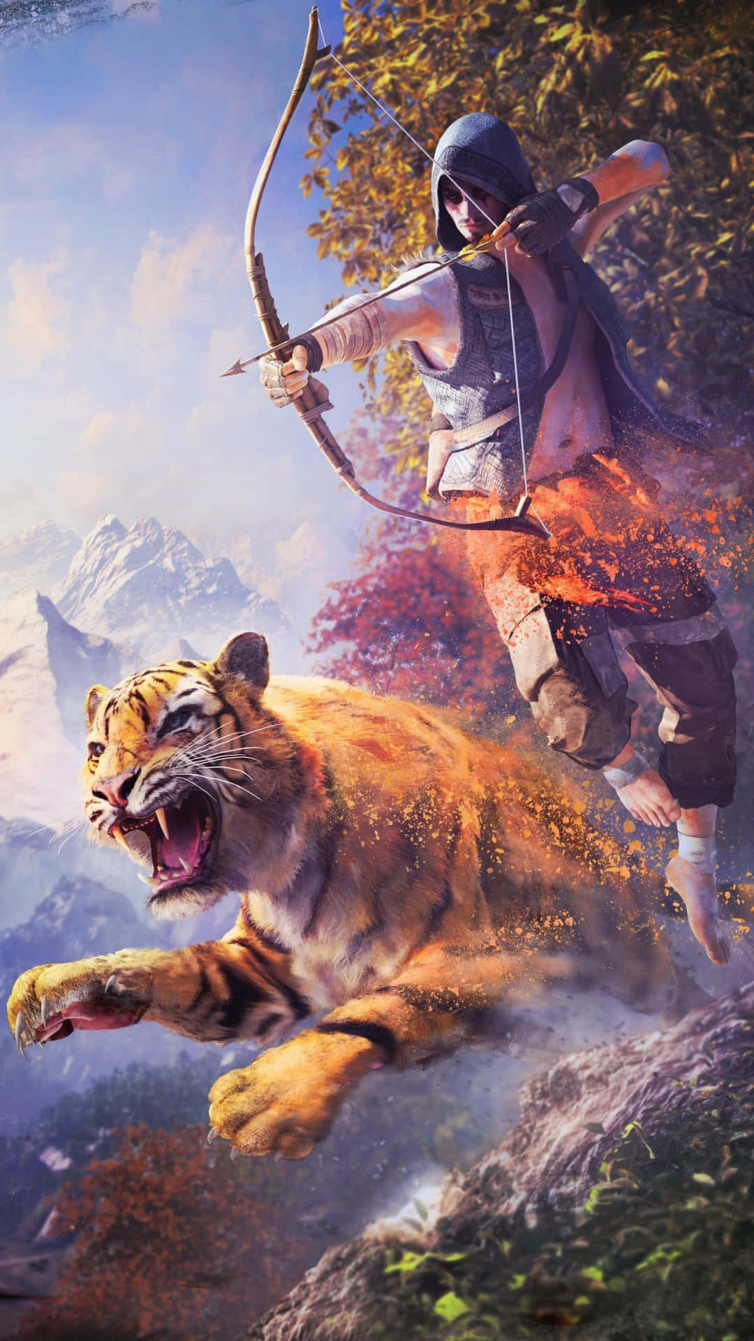 Enjoy the Action of Far Cry 4 on Your Phone Wallpaper