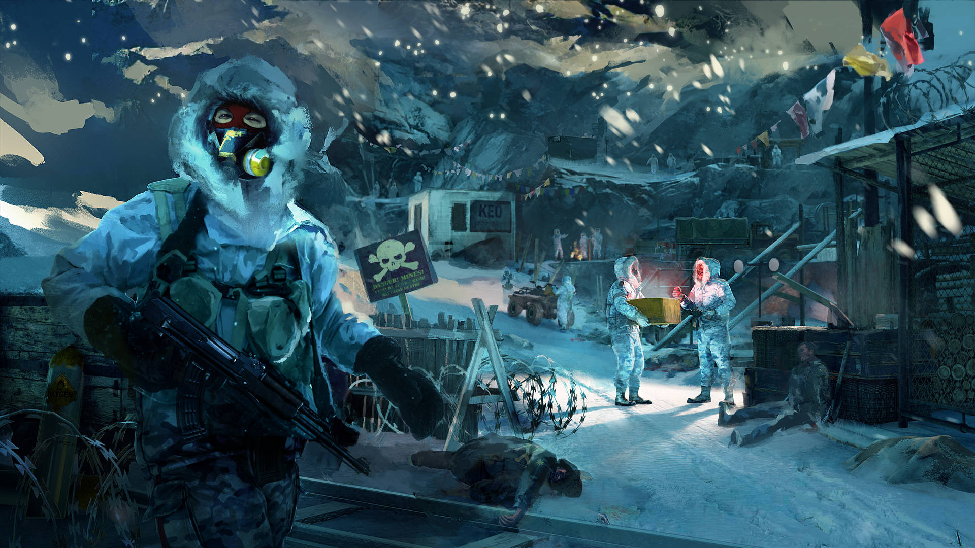 Far Cry 4 Snowy Night Wallpaper