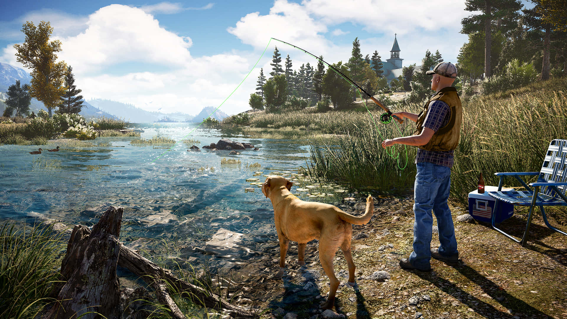 Tag med på Far Cry 5's farlige verden i fantastisk 4K-opløsning. Wallpaper