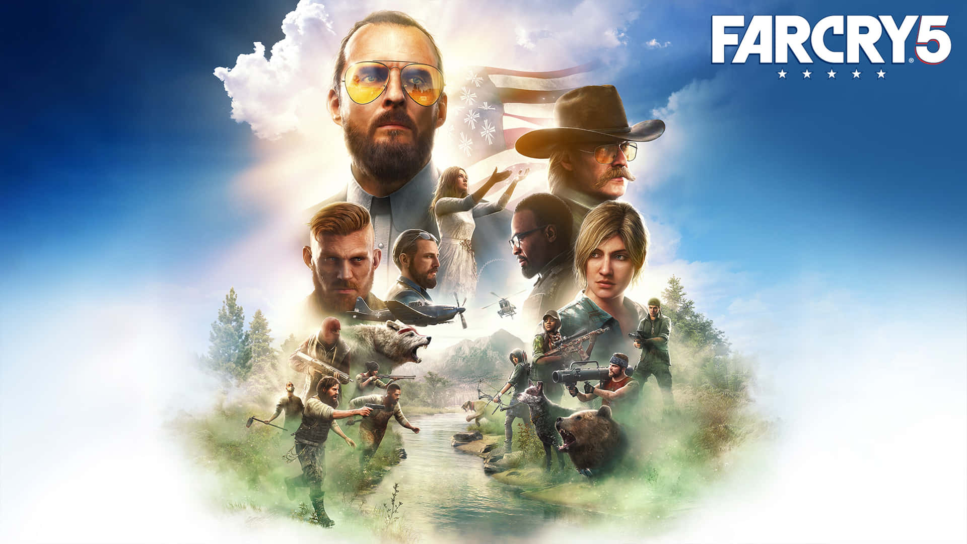 Bliförförd Av En Fantastisk Fotovärld Med Far Cry 5:s 4k Ultra Hd Som Bakgrundsbild På Din Dator Eller Mobiltelefon. Wallpaper