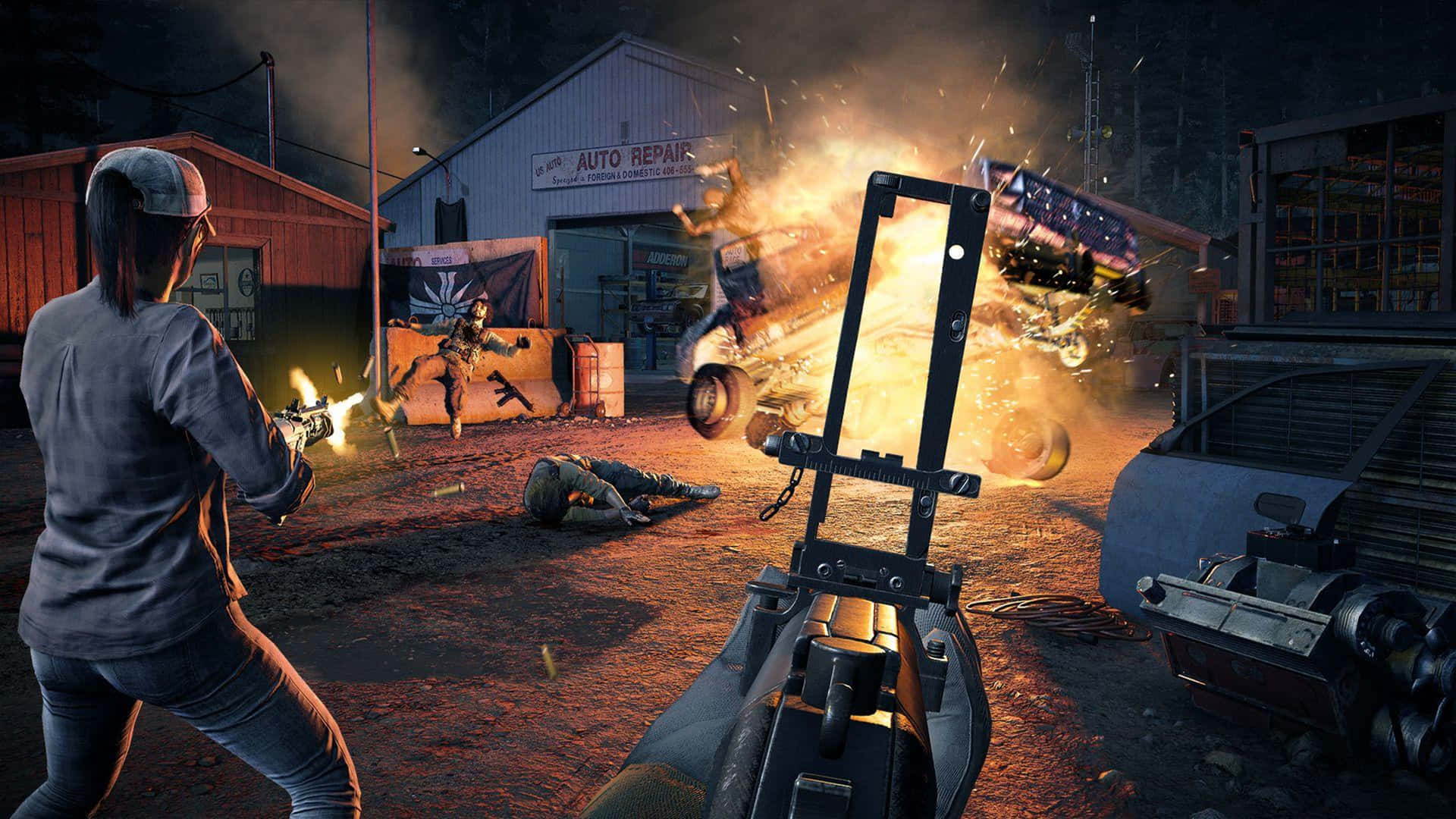 Impresionantevista De Far Cry 5 En 4k Ultra Hd Fondo de pantalla
