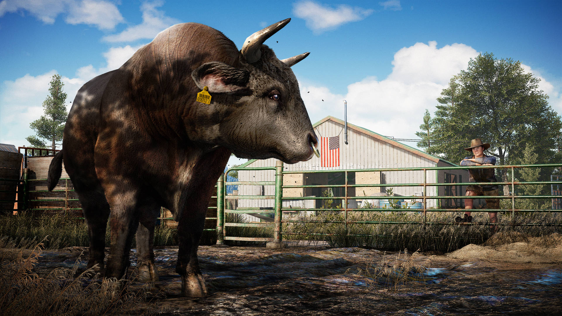 Far Cry 5 Animal Bull Wallpaper