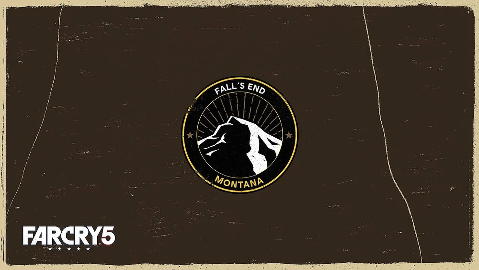 Far Cry 5 Fall's End Montana Logo Wallpaper