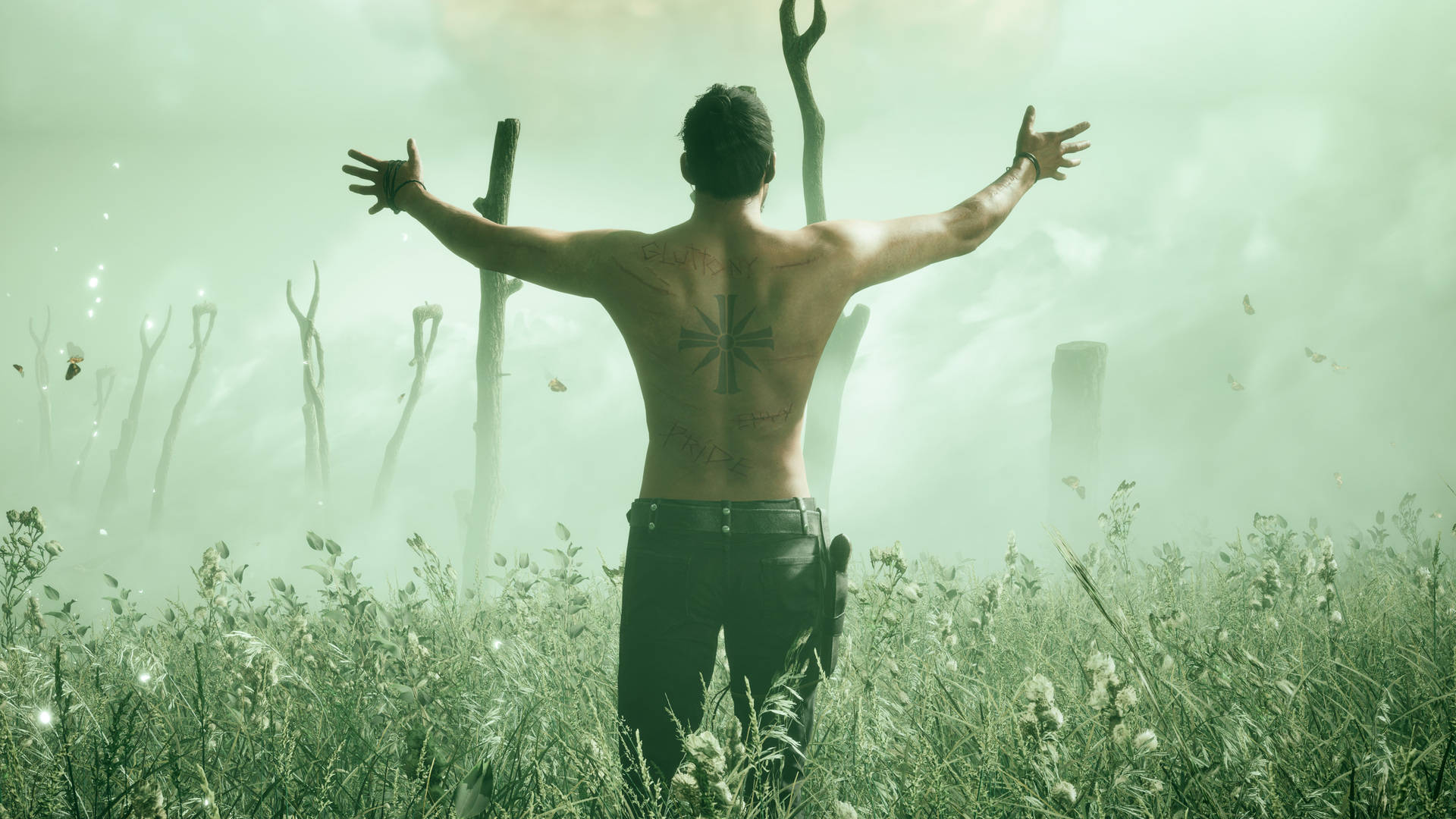 Far Cry 5 Joseph Seed Sin Markings Background