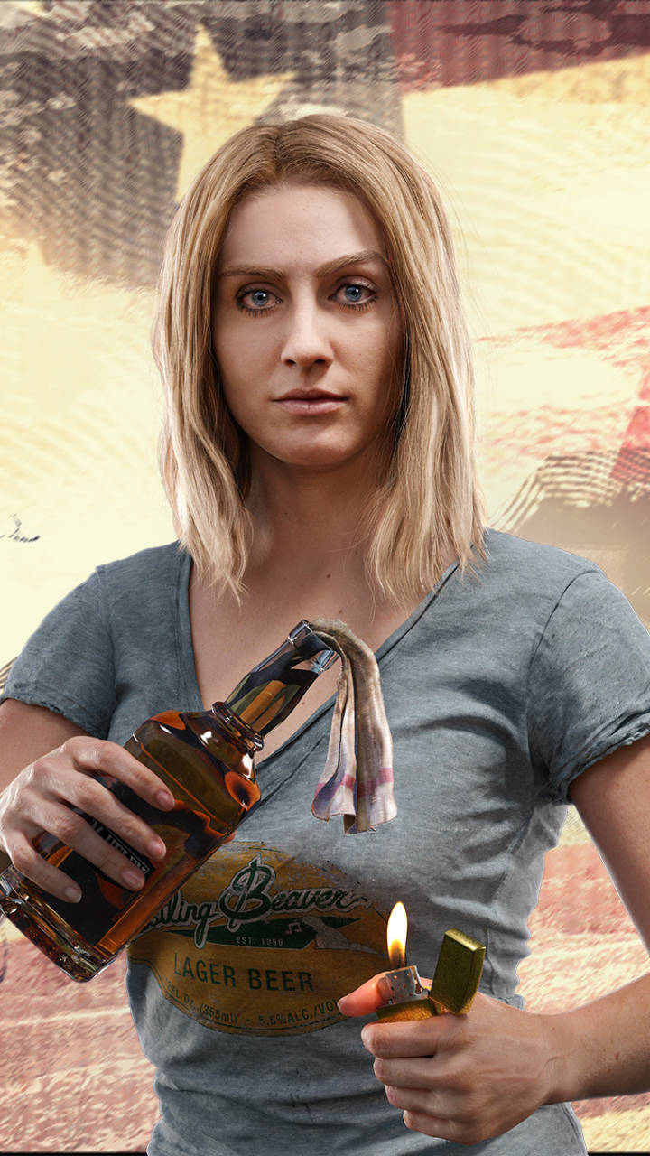 Far Cry 5 Mary Molotov Cocktail Iphone Wallpaper