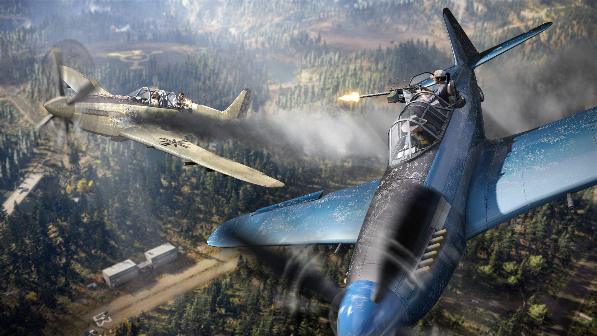 Far Cry 5 Plane Fight Wallpaper