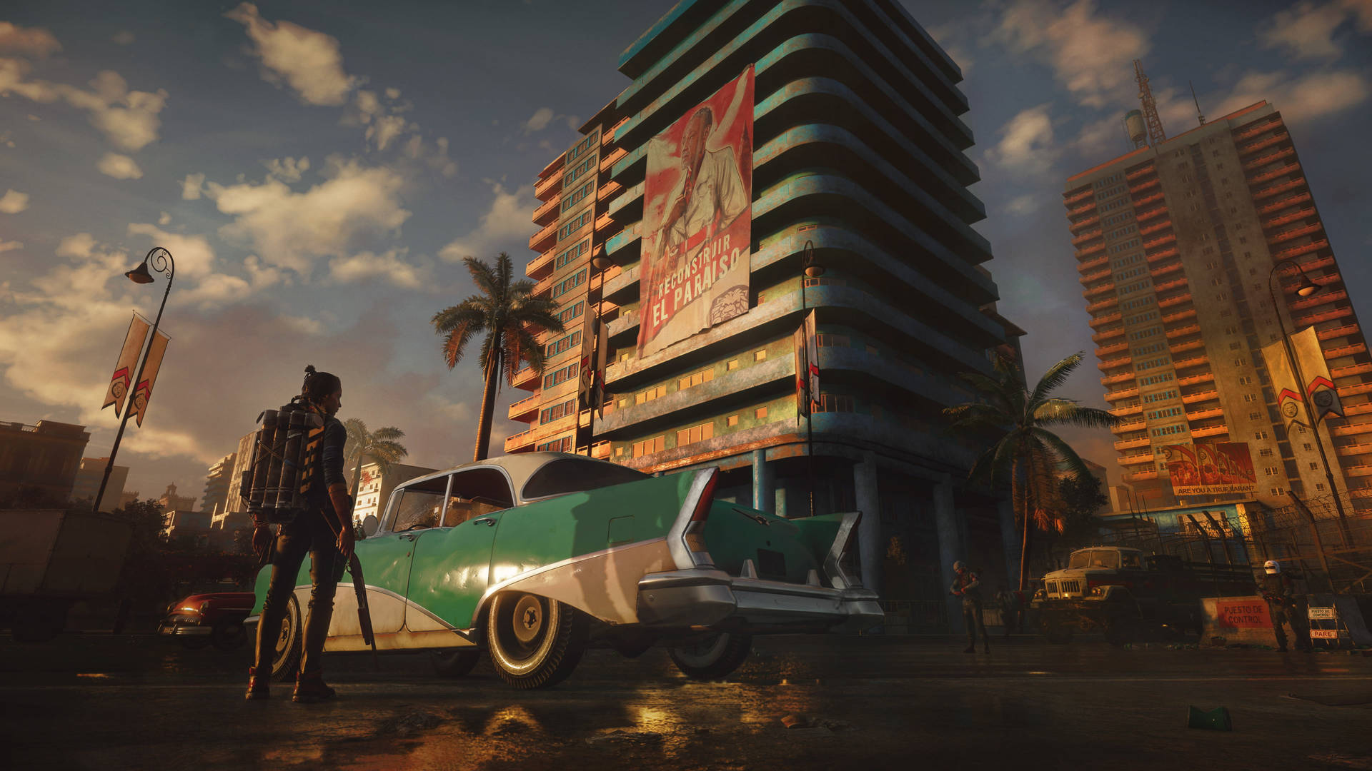 Far Cry 6 Esperanza City lejligheder tapet Wallpaper
