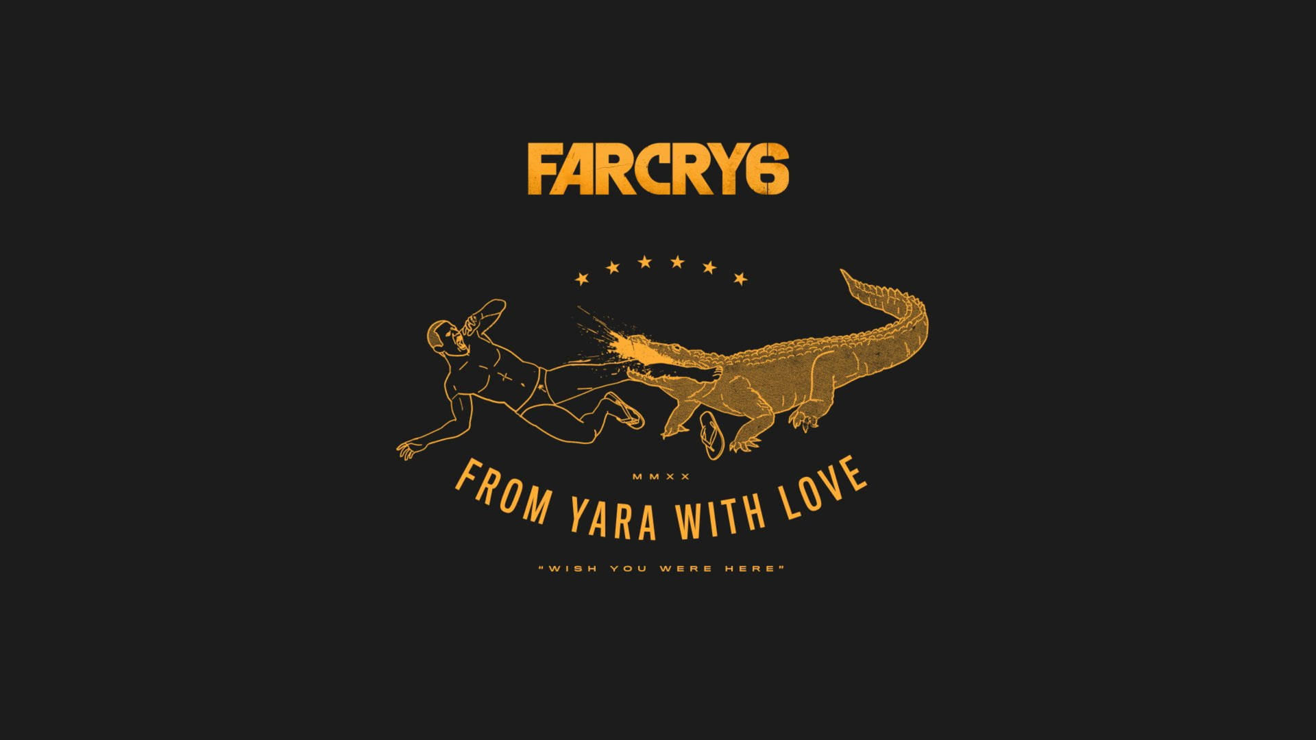 Far Cry 6 Fra Yara Med Kærlighed tapet Wallpaper