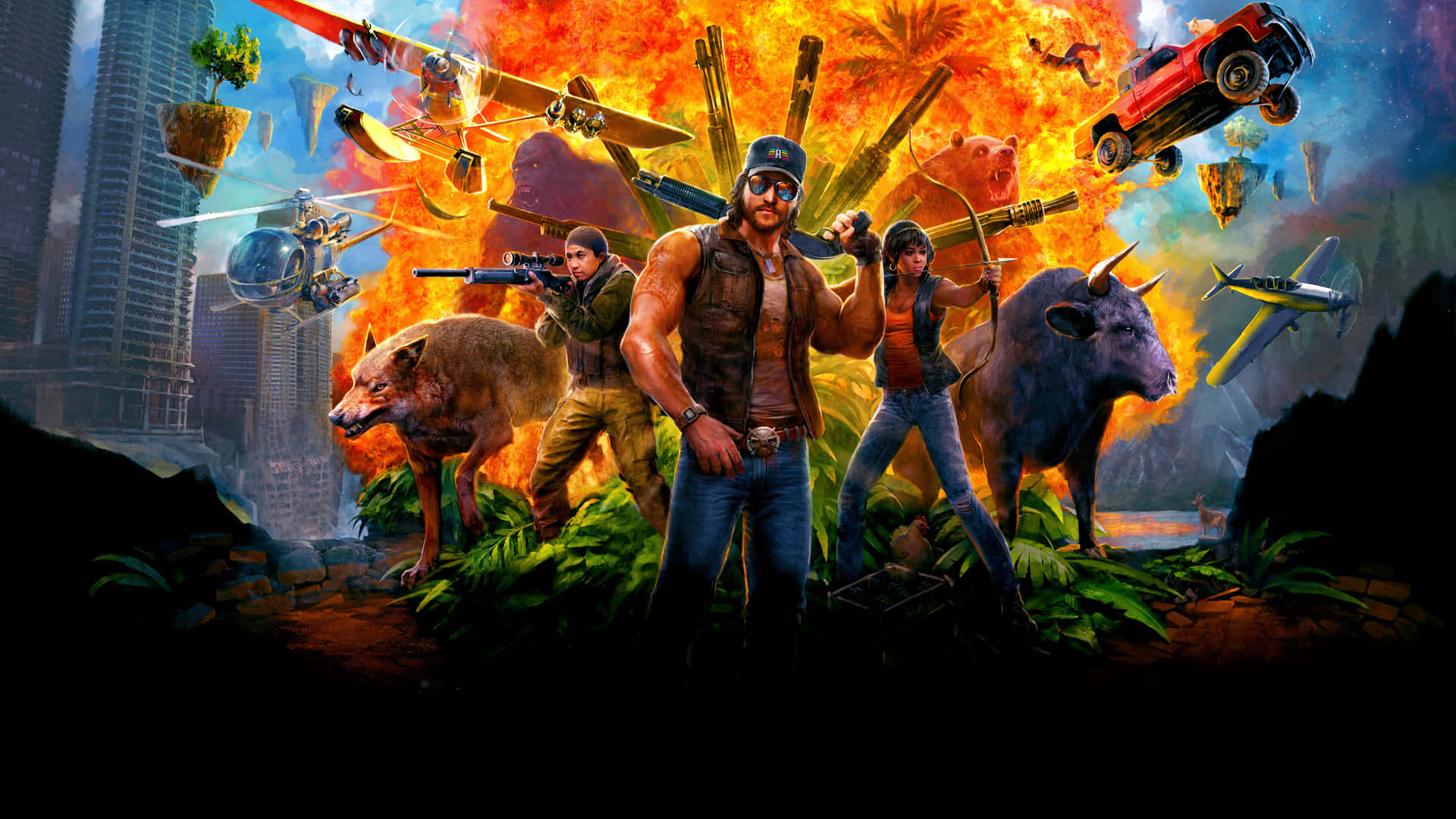 Far Cry Explosion Wallpaper