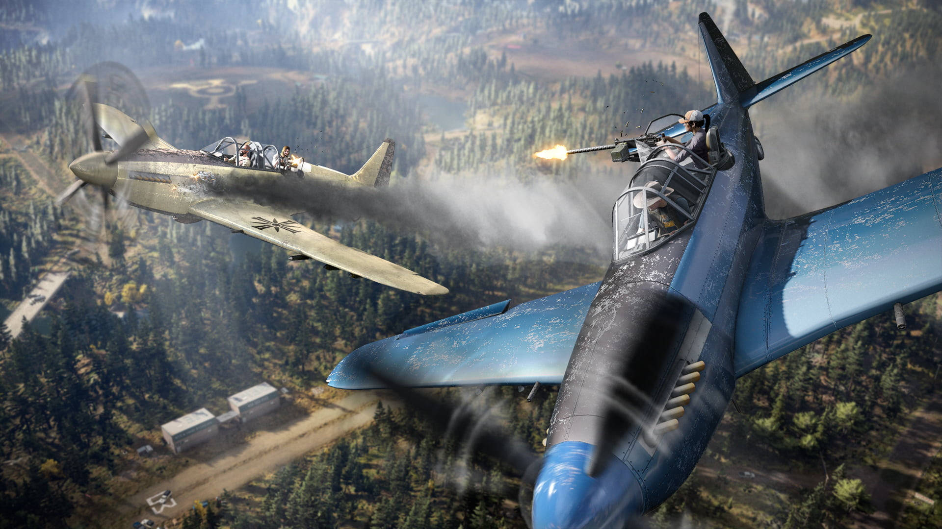 Far Cry Five Propeller Plane Battle Picture