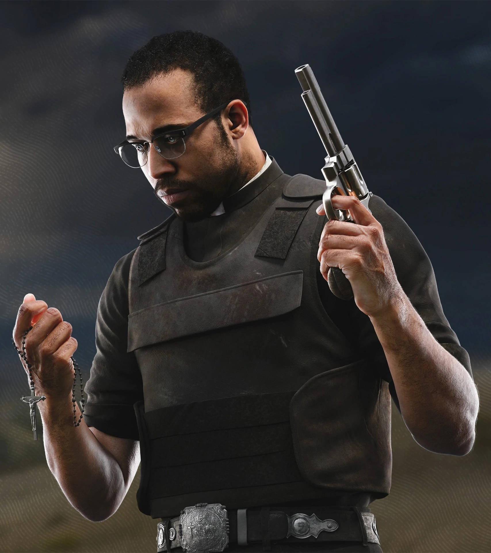Fearless Fighter Jerome Jeffries in Far Cry New Dawn Wallpaper