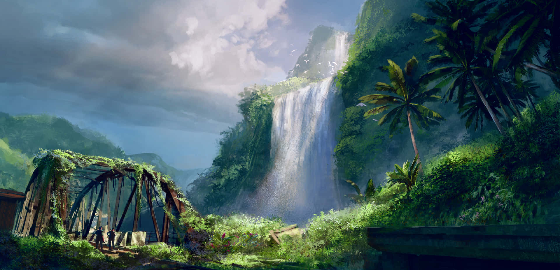 Far Cry Waterfall Wallpaper