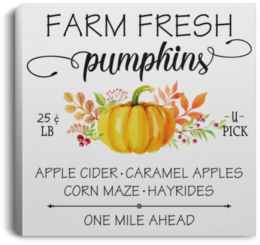 Farm Fresh Pumpkins Sign PNG