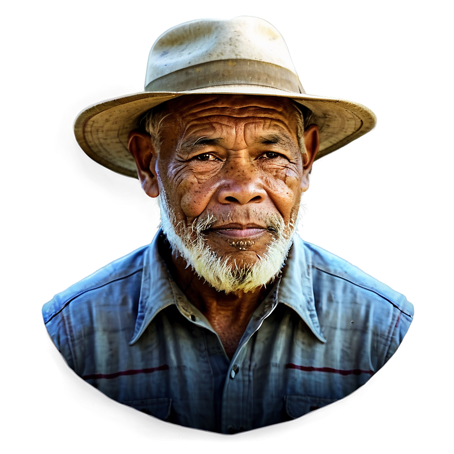 Farmer Portrait Png Bns PNG