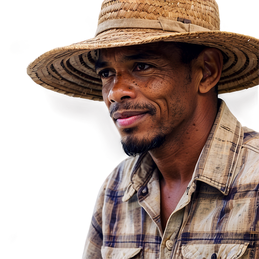 Farmer With Crops Png Eca99 PNG