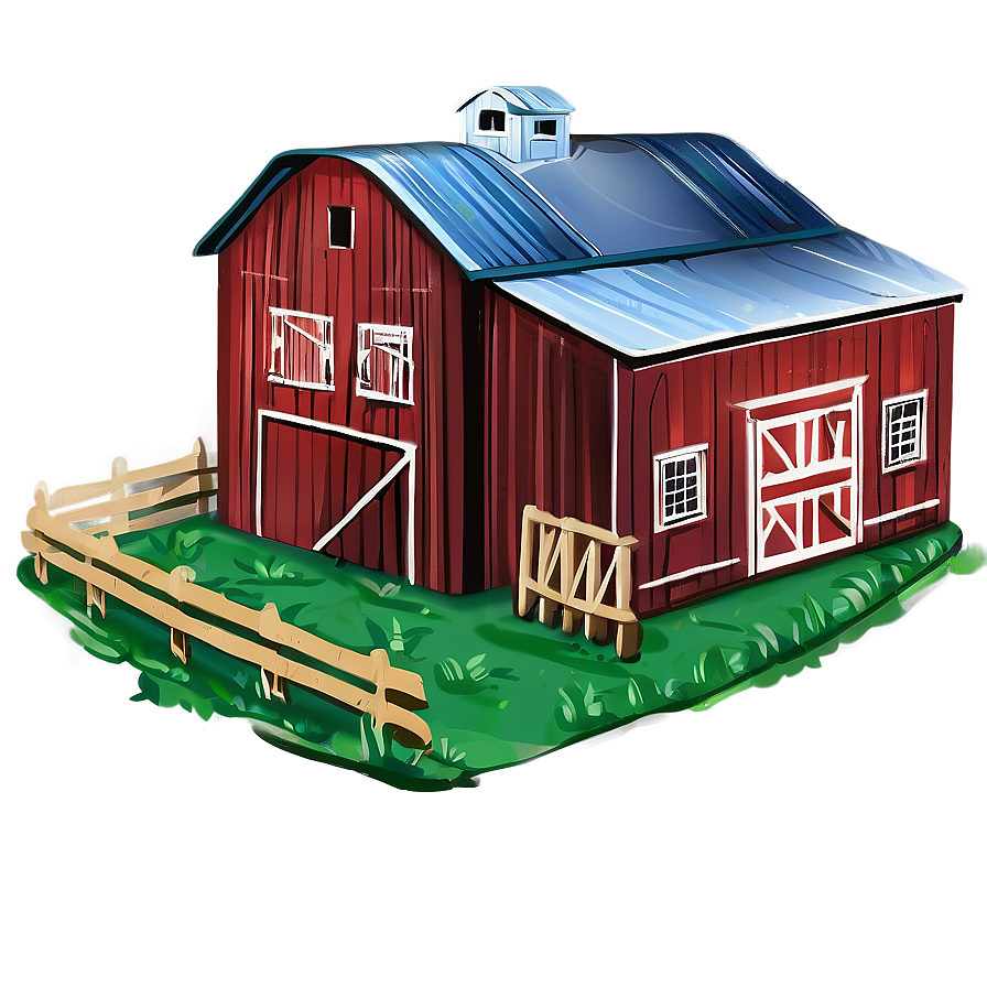 Download Farmhouse Barn Png 06122024 | Wallpapers.com