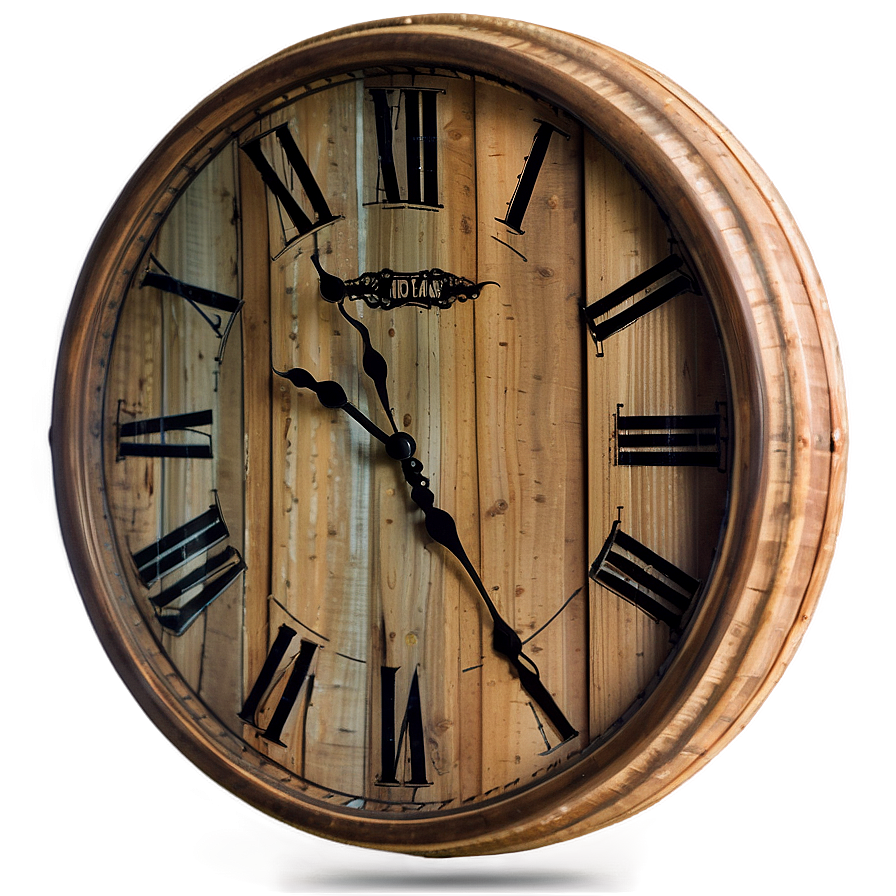 Farmhouse Style Clock Png Pns PNG
